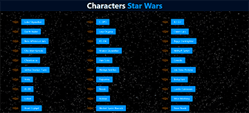 Characters Star Wars