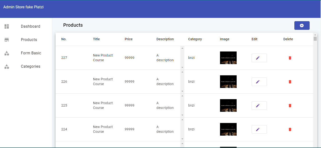 Dashboard Admin