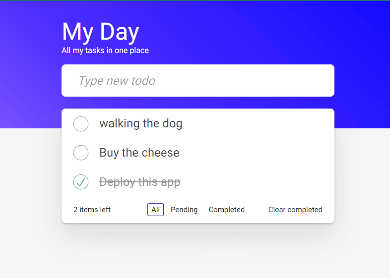 My Day App